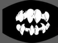 Load image into Gallery viewer, Personality Mask On Mouth Black Dust Mask Respirator Mouth Face Mask corono vırus