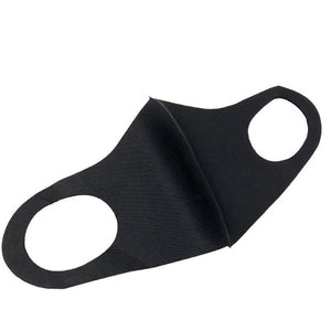 Ice Silk sunscreen washable men's breathable dust mask solid color black health corono vırus