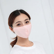 Load image into Gallery viewer, Summer Thin Sunscreen Ice Silk Mouth Mask Breathable and Washable Health corono vırus
