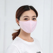 Load image into Gallery viewer, Summer Thin Sunscreen Ice Silk Mouth Mask Breathable and Washable Health corono vırus

