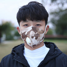 Load image into Gallery viewer, Mask anti-fog haze PM2.5 Solid folding grey activated carbon health corono vırus
