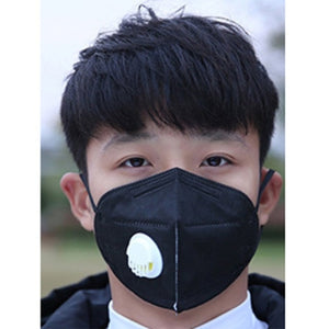 Mask anti-fog haze PM2.5 Solid folding grey activated carbon health corono vırus