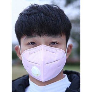 Mask anti-fog haze PM2.5 Solid folding grey activated carbon health corono vırus
