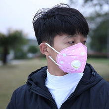 Load image into Gallery viewer, Mask anti-fog haze PM2.5 Solid folding grey activated carbon health corono vırus
