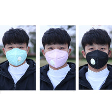 Load image into Gallery viewer, Mask anti-fog haze PM2.5 Solid folding grey activated carbon health corono vırus
