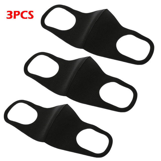 1/3Pcs Washable Mask Anti Dust Face Sponge Health Mask corono vırus