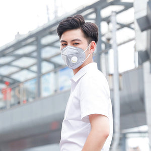 Dust folding mask anti-fog haze blue corono vırus