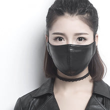 Load image into Gallery viewer, Korean PU Leather Three-dimensional Mask On corono vırus Mask
