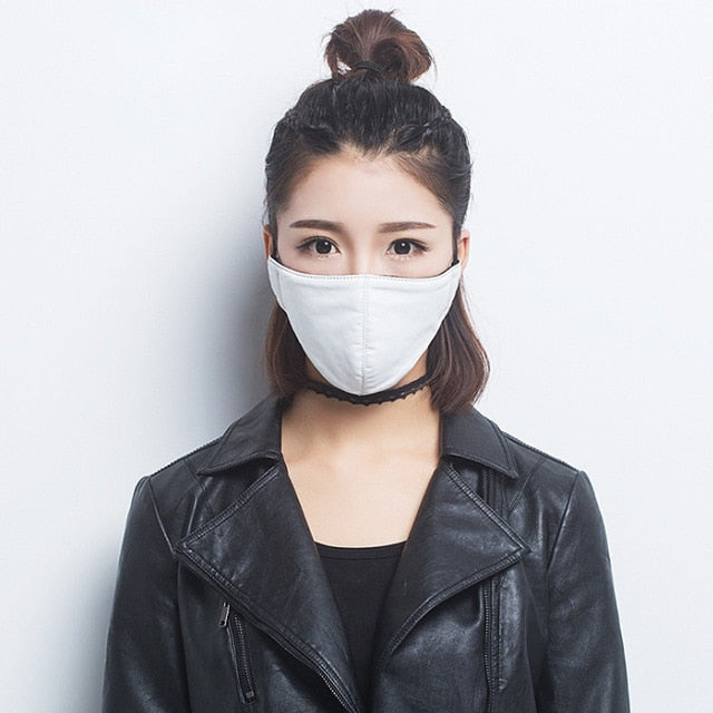 Korean PU Leather Three-dimensional Mask On corono vırus Mask
