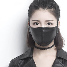 Load image into Gallery viewer, Korean PU Leather Three-dimensional Mask On corono vırus Mask
