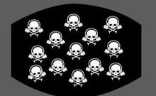Load image into Gallery viewer, Personality Mask On Mouth Black Dust Mask Respirator Mouth Face Mask corono vırus
